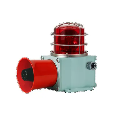 Qlight SHD Bulb Revolving Signal Beacon and Electronic Sounder Combination Max.114dB