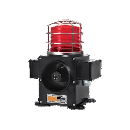 Qlight SCDFS Signal Beacon and Electronic Sounder Combinations for Vessels and Heavy Industry Applications Xenon Strobe Signal Beacon and Electronic Sounder Combination Max.113dB
