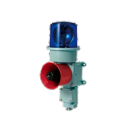 Qlight SD Signal Beacon and Electronic Sounder Combinations for Vessels and Heavy Industry Applications Bulb Revolving Signal Beacon and Electronic Sounder Combination Max.114dB