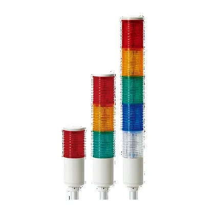 Qlight ST56L Ø56mm Pole Mount Type LED Steady/Flashing Tower Lights Max.90dB
