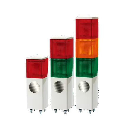 Qlight SJDL Stackable Cube Tower Lights with Built-in Alarm Max.90dB