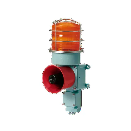 Qlight SDS Signal Beacon and Electronic Sounder Combinations for Vessels and Heavy Industry Applications Xenon Lamp Strobe Signal Beacon and Electronic Sounder Combination Max.114dB