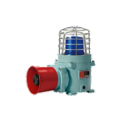 Qlight SESAL-TI Explosion Proof Signal Beacon and Max 118dB Electronic Sounder Combinations(Telephone Initiated) Max.118dB