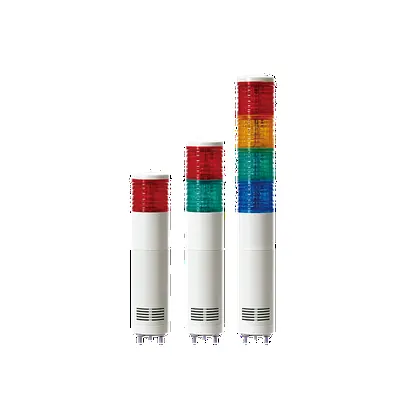 Qlight ST45ML-W Ø45mm Direct Mount Type LED Tower Light with Signal Sound Max.85dB