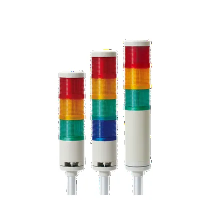 Qlight QTG60L/QTGA60L Ø60mm Pole Mount Type LED Steady/Flashing Tower Lights Max.85dB