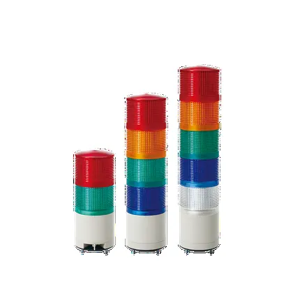 Qlight QTG70ML/QTGA70ML Ø70mm Direct Mount Type LED Steady/Flashing Tower Lights Max.85dB