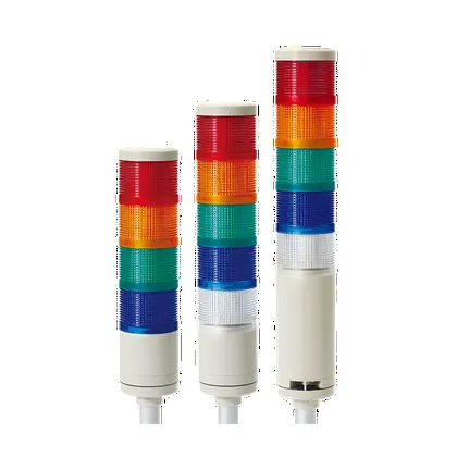 Qlight QTG70L/QTGA70L Ø70mm Pole Mount Type LED Steady/Flashing Tower Lights Max.85dB
