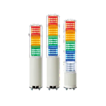 Qlight QTC60ML/QTCA60ML Ø60mm Direct Mount Type LED Steady/Flashing Tower Lights Max.85dB