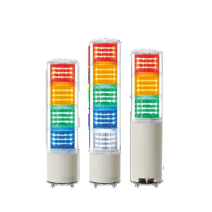 Qlight QTC70ML/QTCA70ML Ø70mm Direct Mount Type LED Steady/Flashing Tower Lights Max.85dB