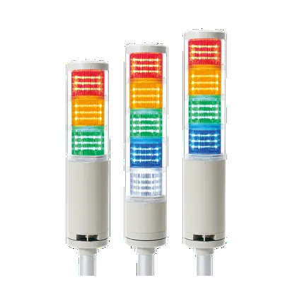 Qlight QTC70L/QTCA70L Ø70mm Pole Mount Type LED Steady/Flashing Tower Lights Max.85dB