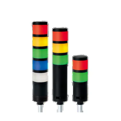 Qlight QTR60L/QTRA60L Ø60mm Pole Mount Type LED Steady/Flashing Tower Lights Max.85dB