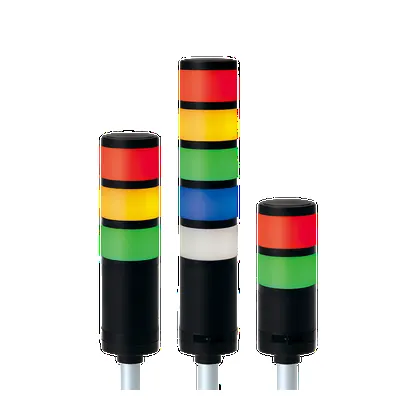 Qlight QTR70L/QTRA70L Ø70mm Pole Mount Type LED Steady/Flashing Tower Lights Max.85dB